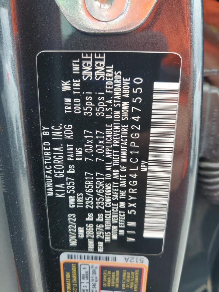 2023 Kia Sorento Lx VIN: 5XYRG4LC1PG247550 Lot: 83864355