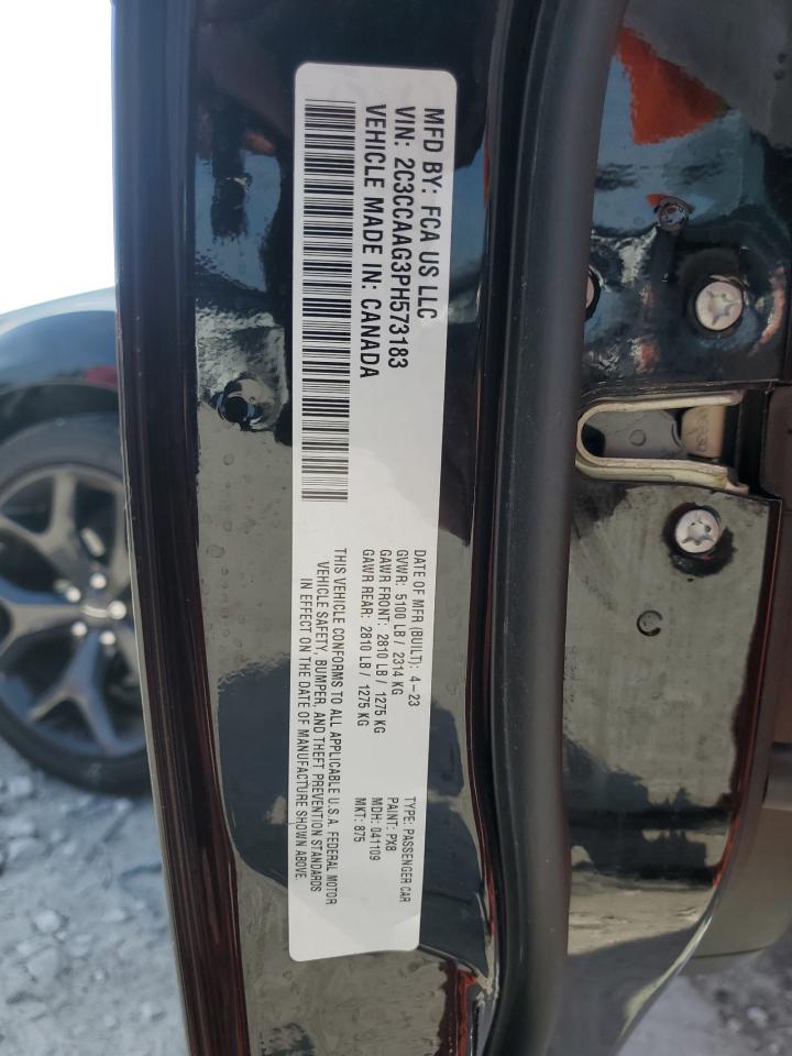 2023 Chrysler 300 Touring VIN: 2C3CCAAG3PH573183 Lot: 81241335