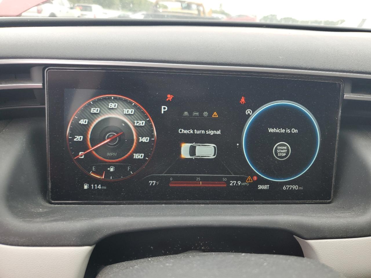 2022 Hyundai Tucson Sel VIN: 5NMJCCAE7NH077592 Lot: 80615295