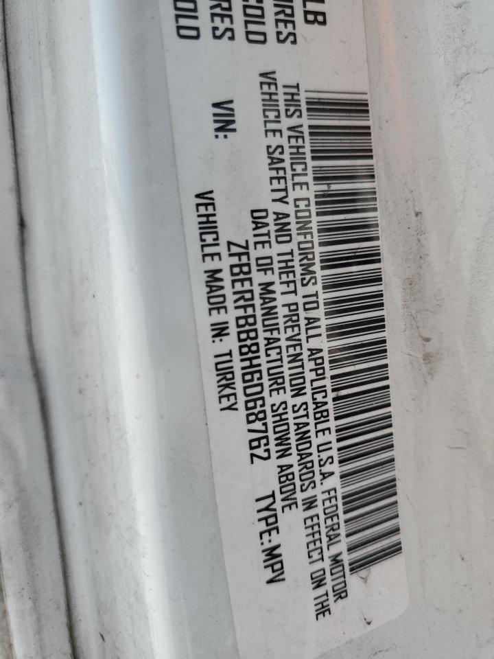 2017 Ram Promaster City Slt VIN: ZFBERFBB8H6D68762 Lot: 80842005