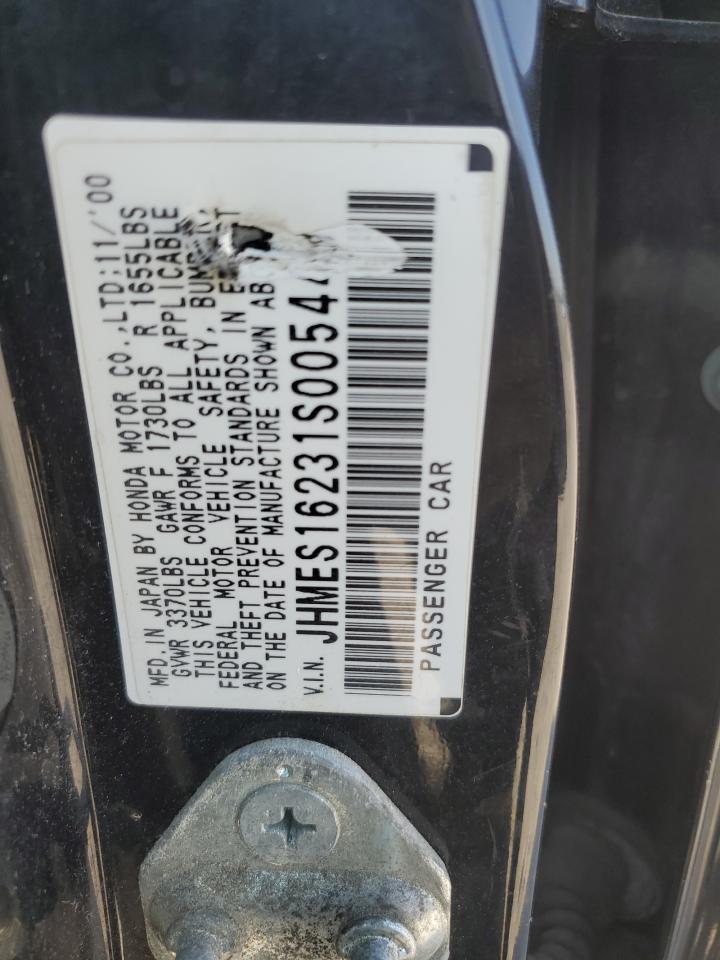 2001 Honda Civic Dx VIN: JHMES16231S005440 Lot: 84556215