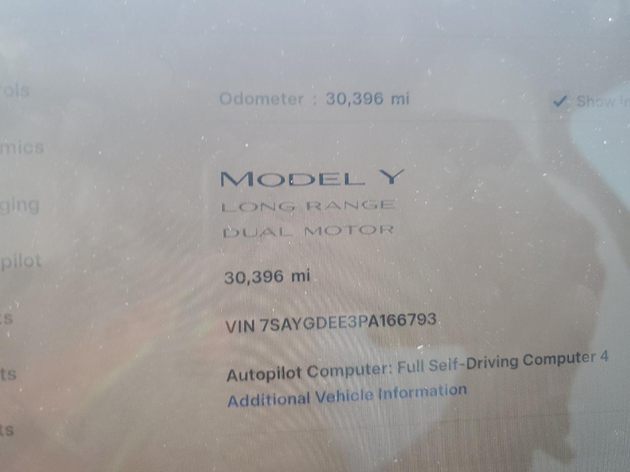 2023 Tesla Model Y VIN: 7SAYGDEE3PA166793 Lot: 81805425