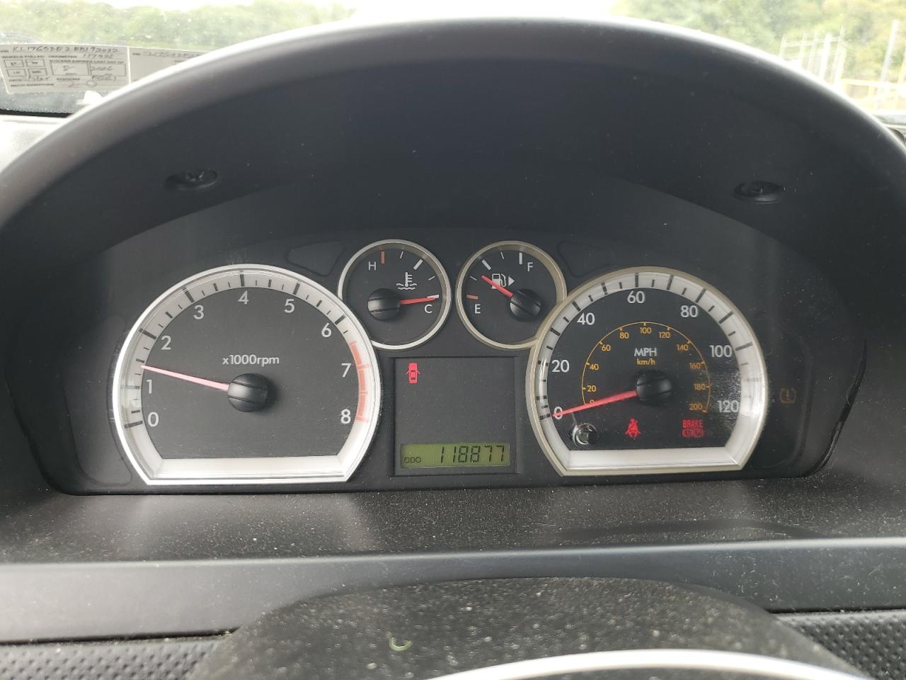 2011 Chevrolet Aveo Lt VIN: KL1TG5DE2BB192032 Lot: 81731895