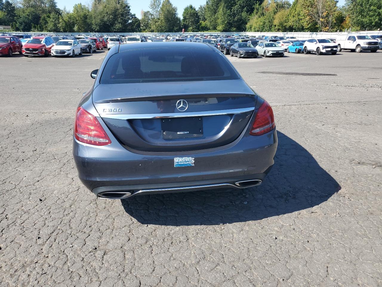2016 Mercedes-Benz C 300 VIN: WDDWF4JB8GR138705 Lot: 81032615