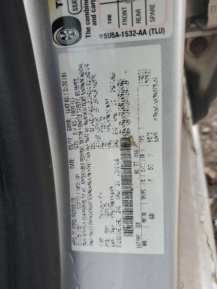 2017 Ford Fiesta Se VIN: 3FADP4EJ3HM123019 Lot: 80340965