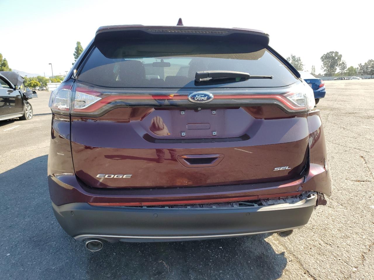 2018 Ford Edge Sel VIN: 2FMPK3J89JBB26349 Lot: 80890765