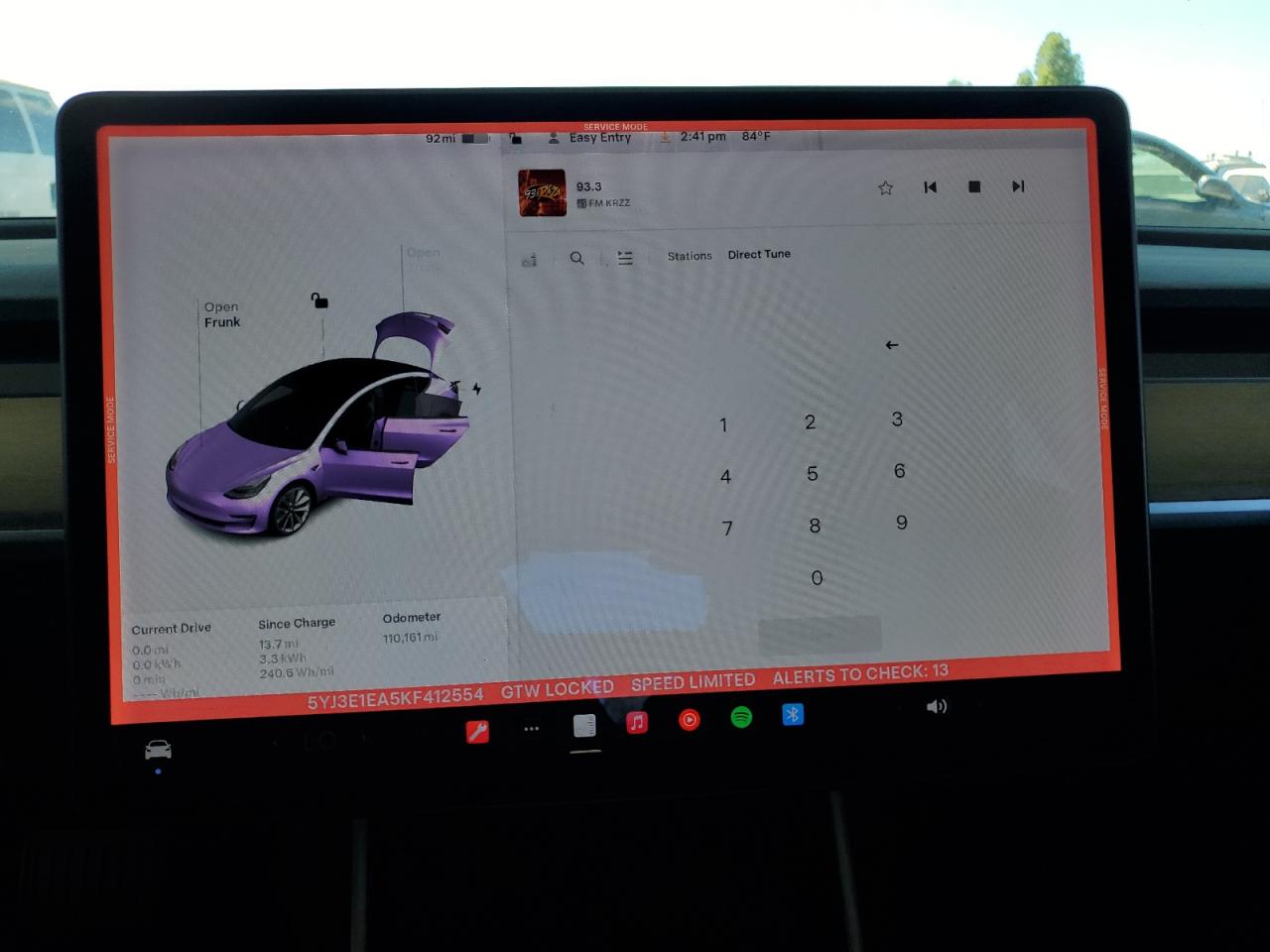 2019 Tesla Model 3 VIN: 5YJ3E1EA5KF412554 Lot: 71629165