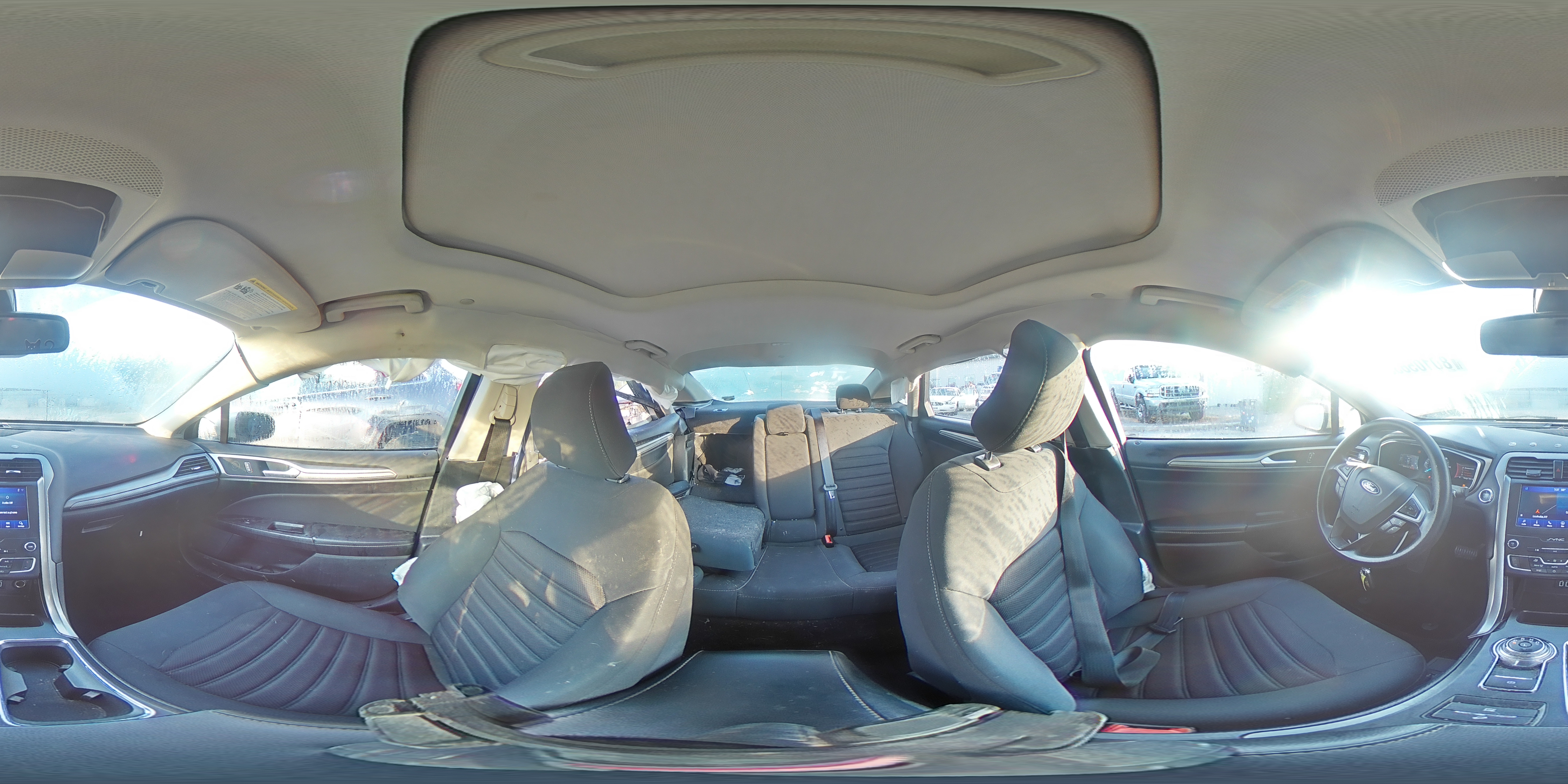 2019 Ford Fusion Se VIN: 3FA6P0LU8KR166733 Lot: 80105635