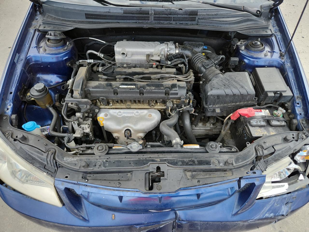 2005 Kia Spectra Lx VIN: KNAFE121555174175 Lot: 83979615