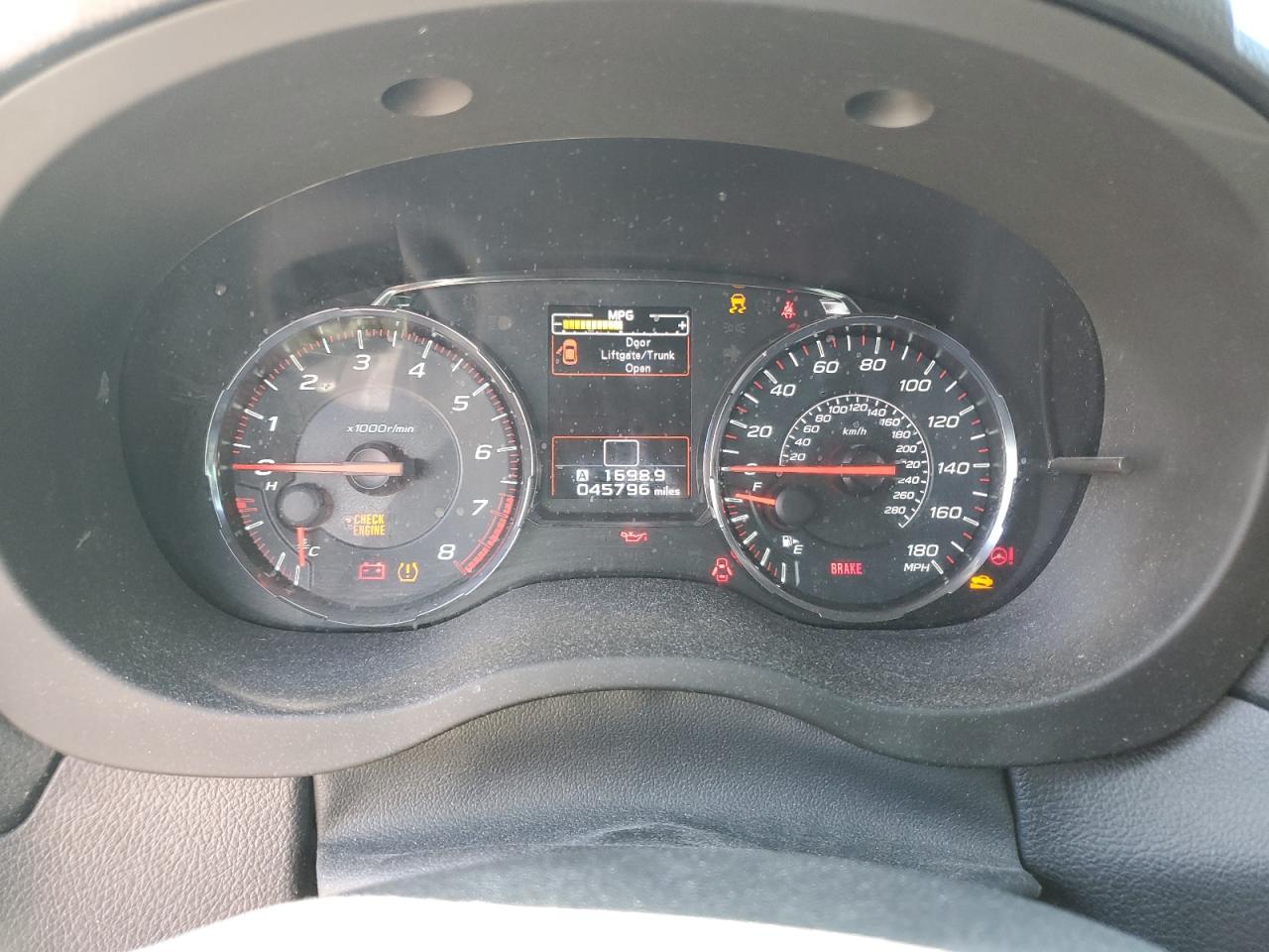 2020 Subaru Wrx VIN: JF1VA1A64L9834015 Lot: 80121085