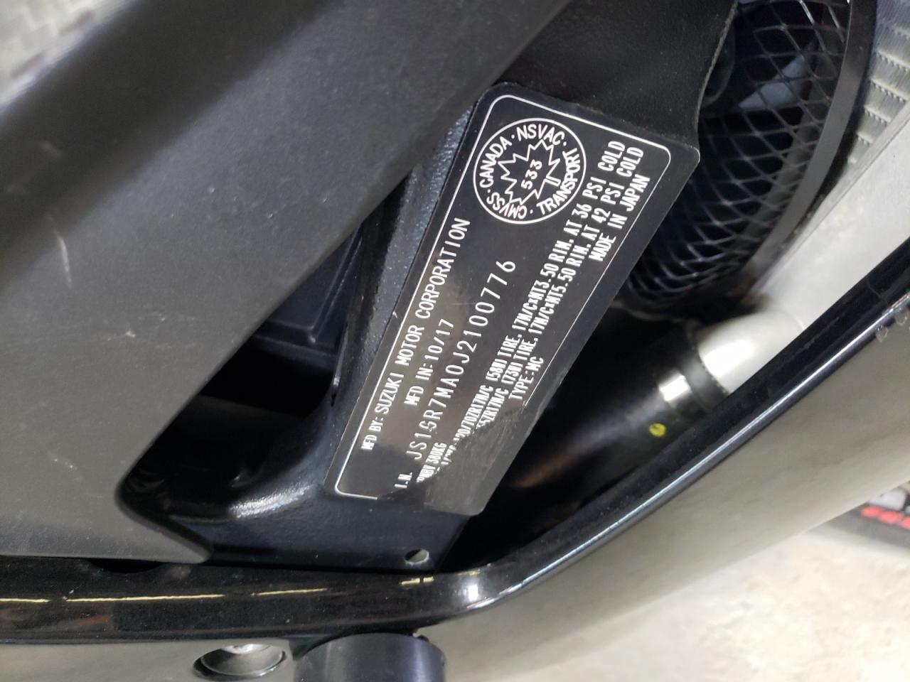 2018 Suzuki Gsx-R600 VIN: JS1GR7MA0J2100776 Lot: 81466175