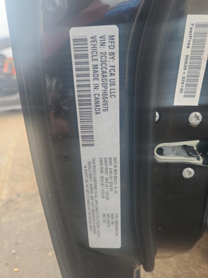 2023 Chrysler 300 Touring VIN: 2C3CCAAG0PH664976 Lot: 81717665