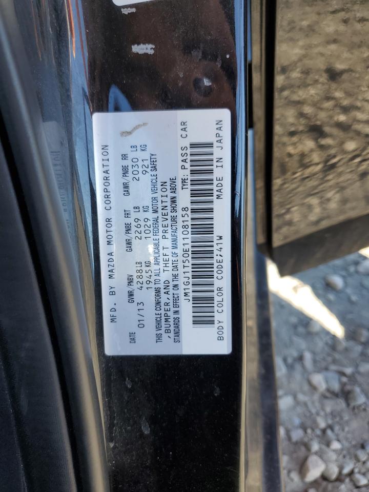 2014 Mazda 6 Touring VIN: JM1GJ1T50E1108158 Lot: 81654885