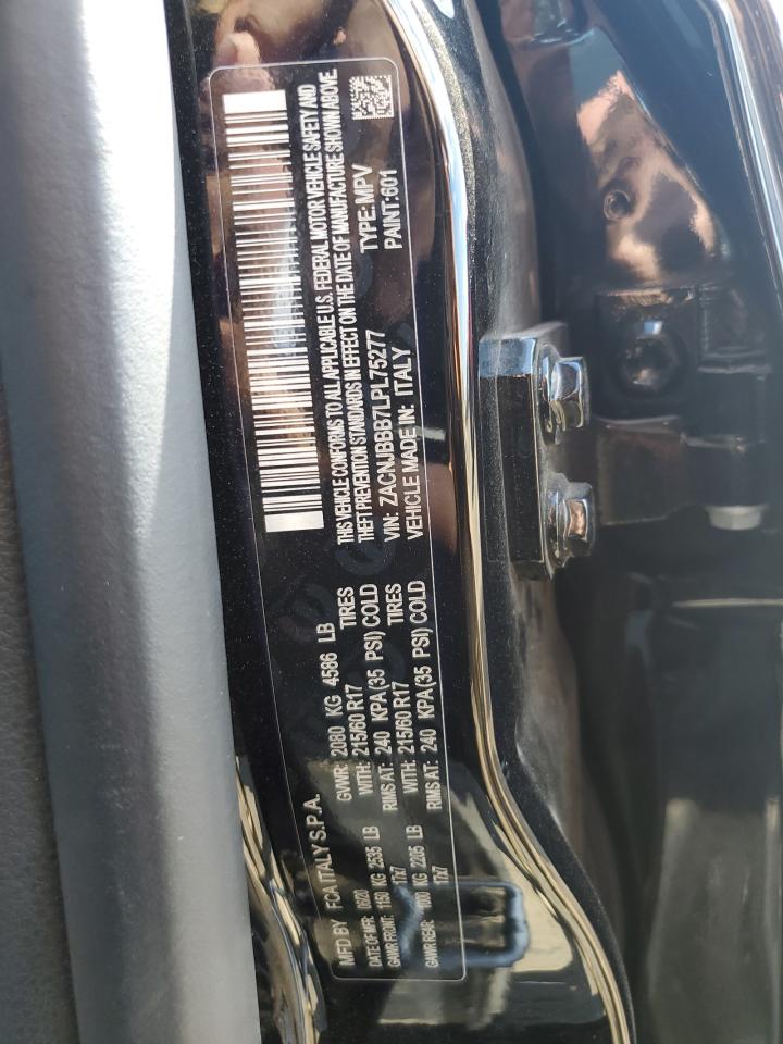 2020 Jeep Renegade Latitude VIN: ZACNJBBB7LPL75277 Lot: 80697505