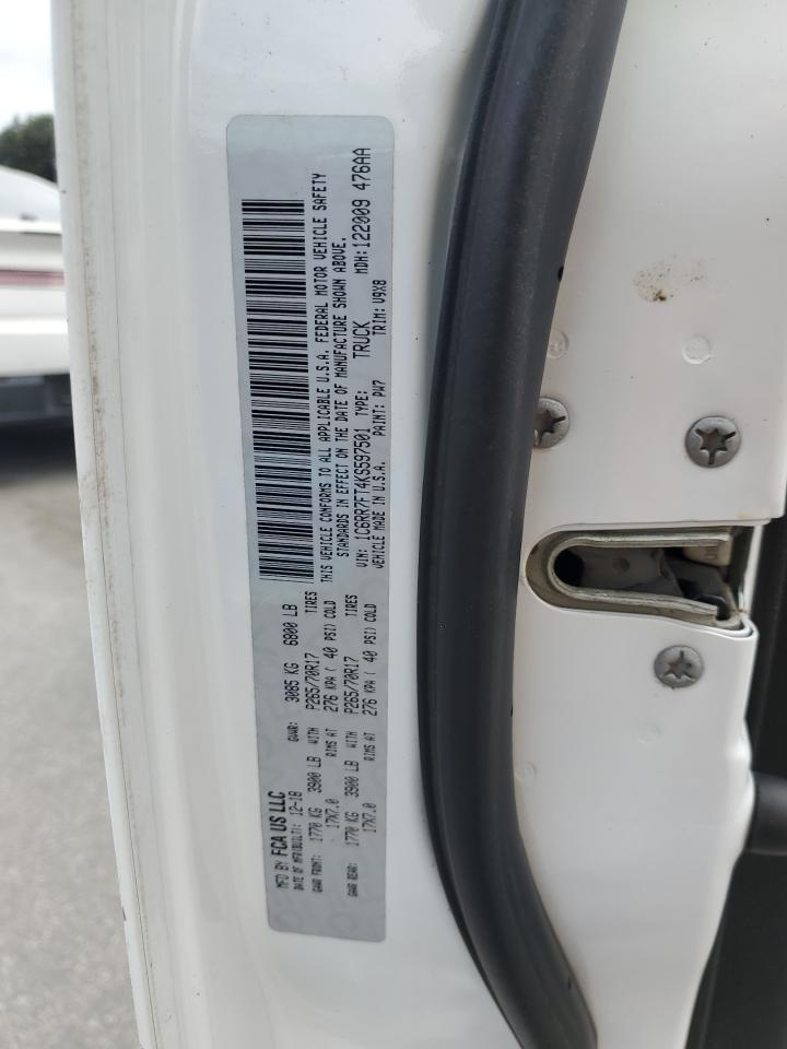 2019 Ram 1500 Classic Tradesman VIN: 1C6RR7FT4KS597501 Lot: 84576835