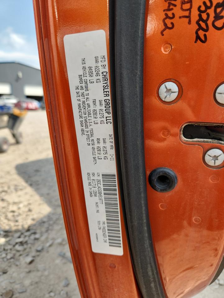 2011 Dodge Challenger VIN: 2B3CJ4DG9BH518777 Lot: 71916875