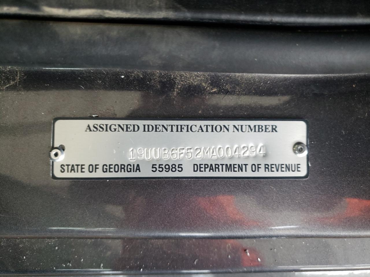 2021 Acura Tlx Tech A VIN: 19UUB6F52MA004294 Lot: 65123565