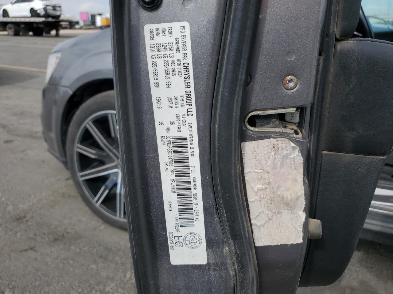 2012 Dodge Journey R/T VIN: 3C4PDDFG3CT147919 Lot: 70128865