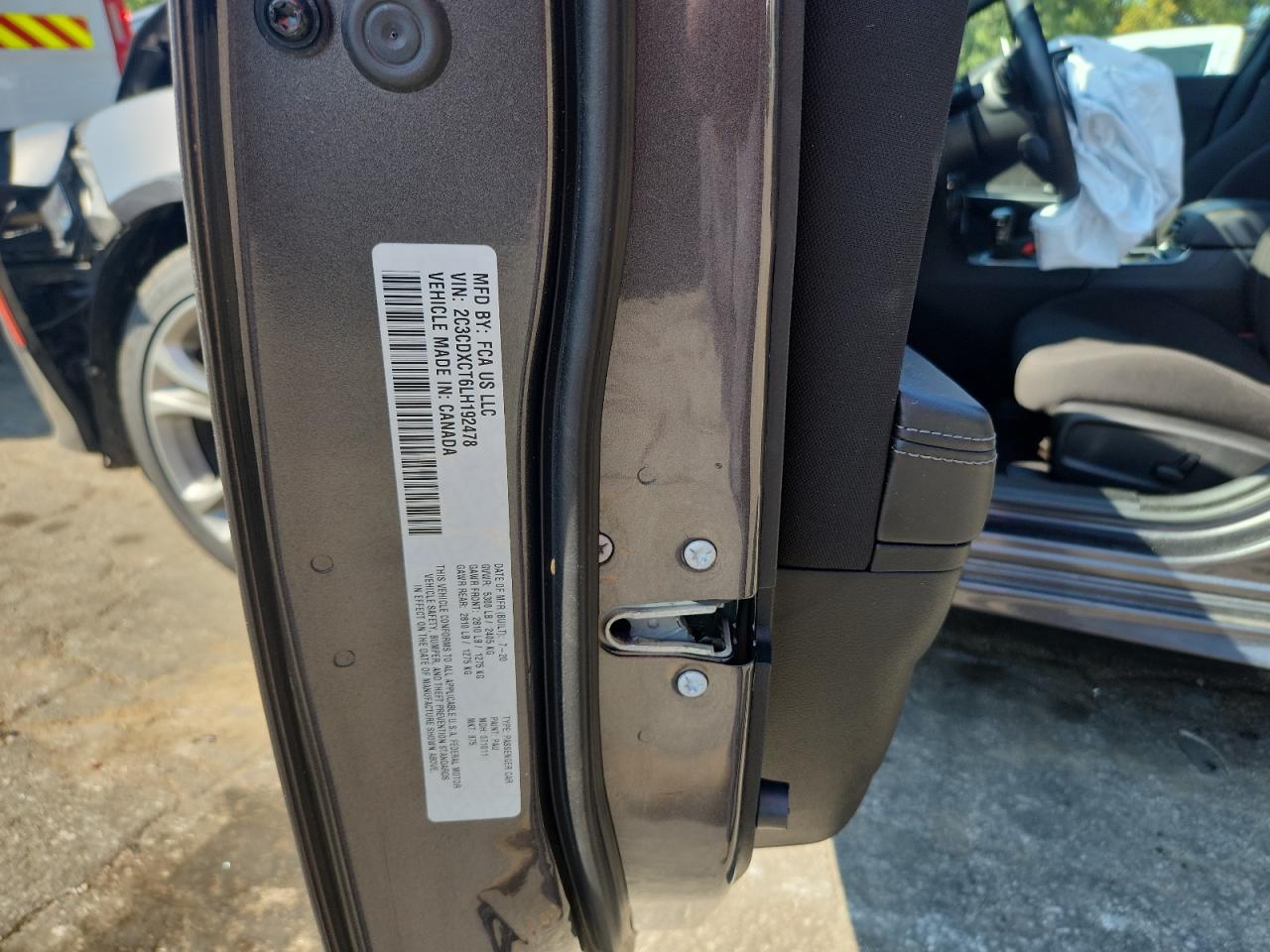 2020 Dodge Charger R/T VIN: 2C3CDXCT6LH192478 Lot: 80966385