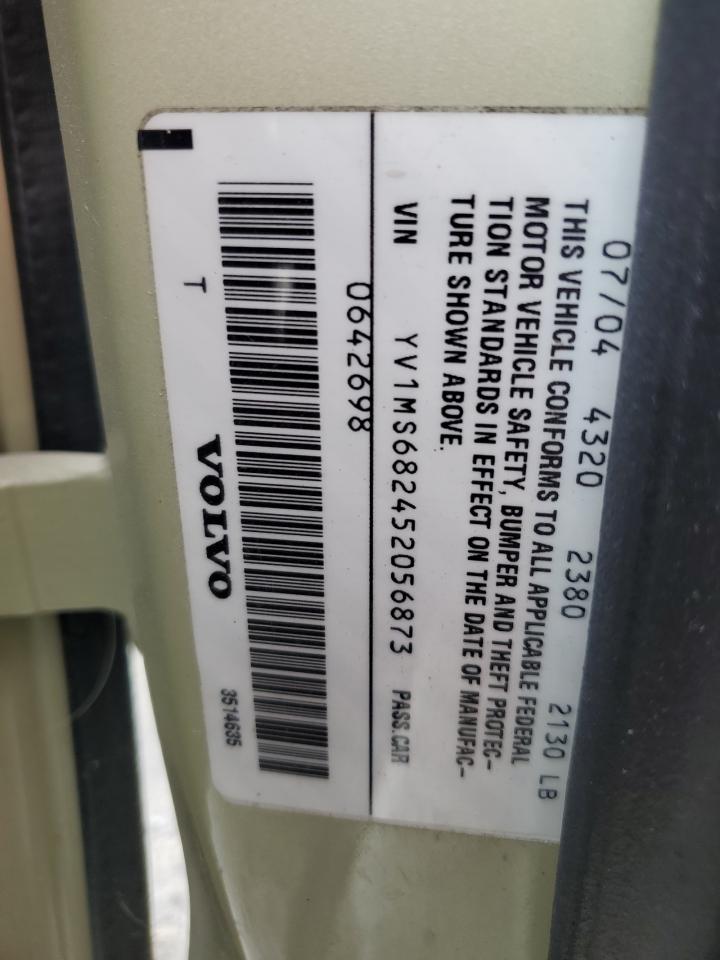 2005 Volvo S40 T5 VIN: YV1MS682452056873 Lot: 80263365