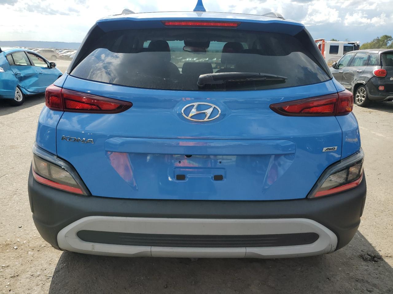 2022 Hyundai Kona Sel VIN: KM8K6CABXNU820106 Lot: 71711505