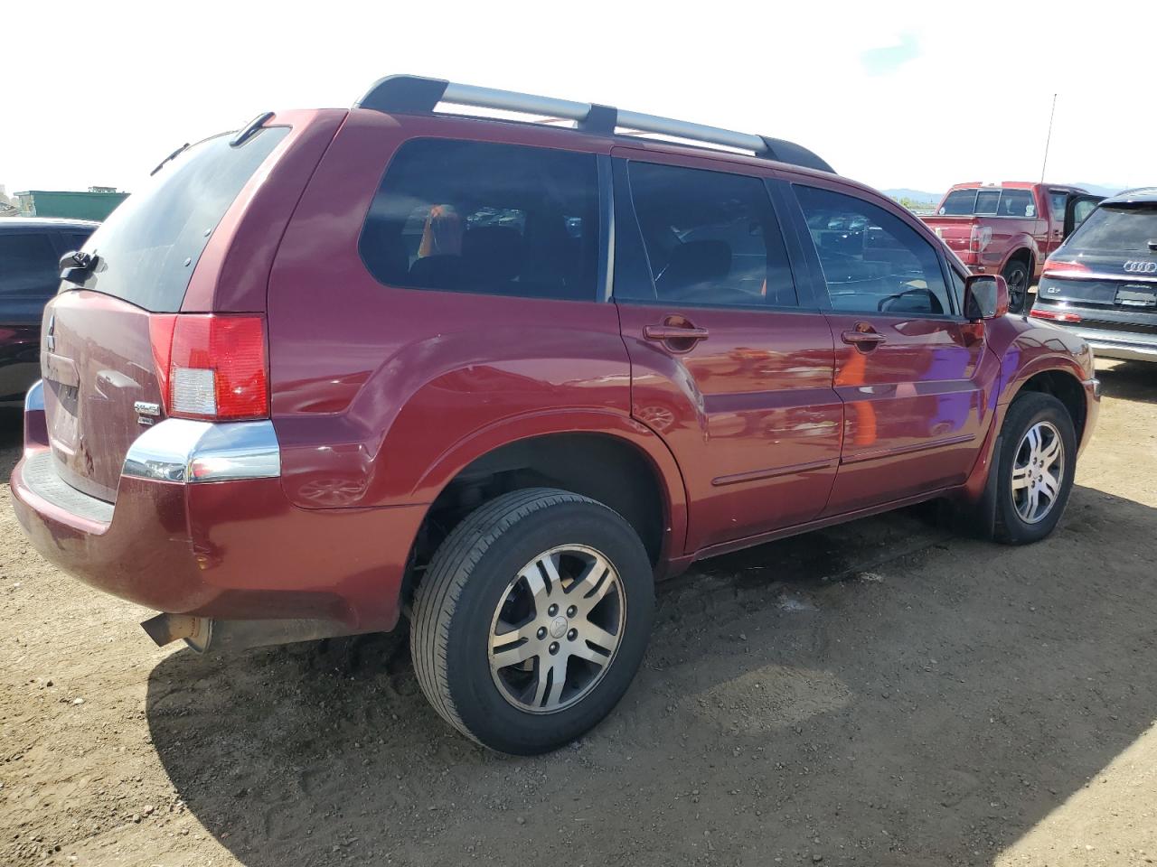 VIN: 4A4MN31S04E010372 MITSUBISHI ENDEAVOR 2004 RED Photo 3