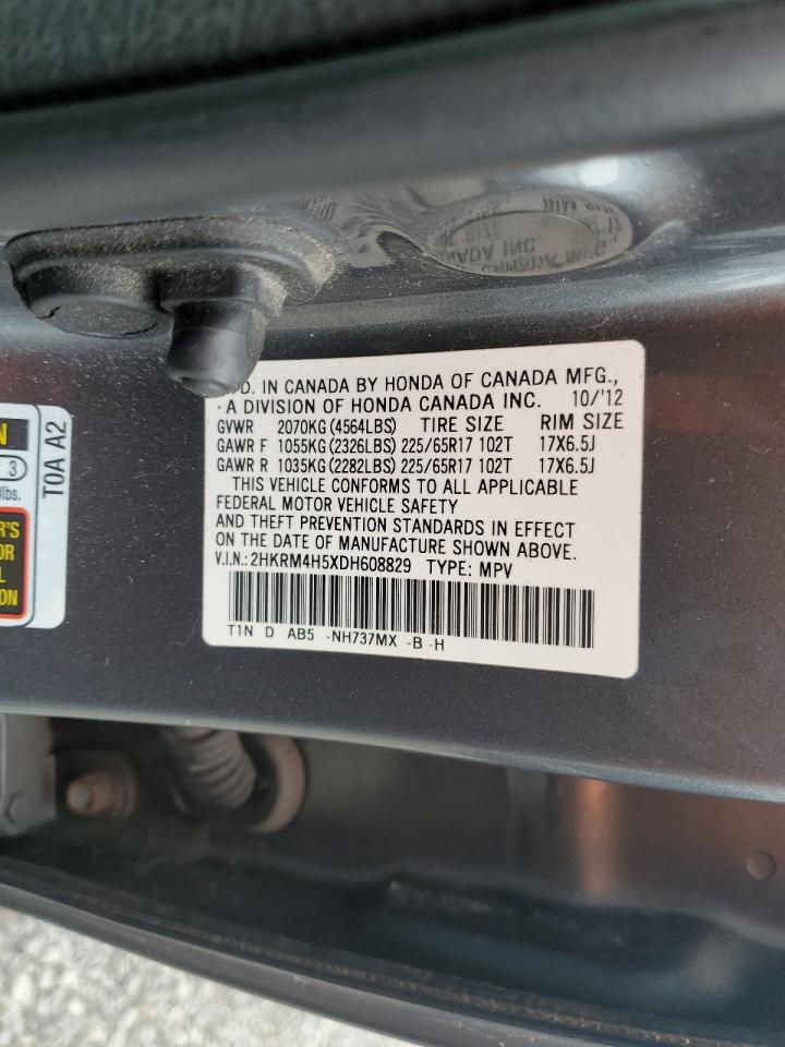 2013 Honda Cr-V Ex VIN: 2HKRM4H5XDH608829 Lot: 84249195