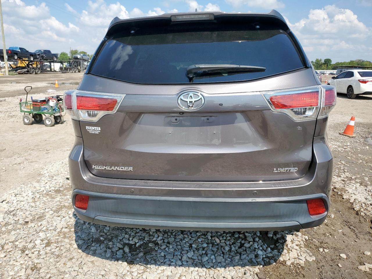 2015 Toyota Highlander Limited VIN: 5TDYKRFH0FS055438 Lot: 71420045