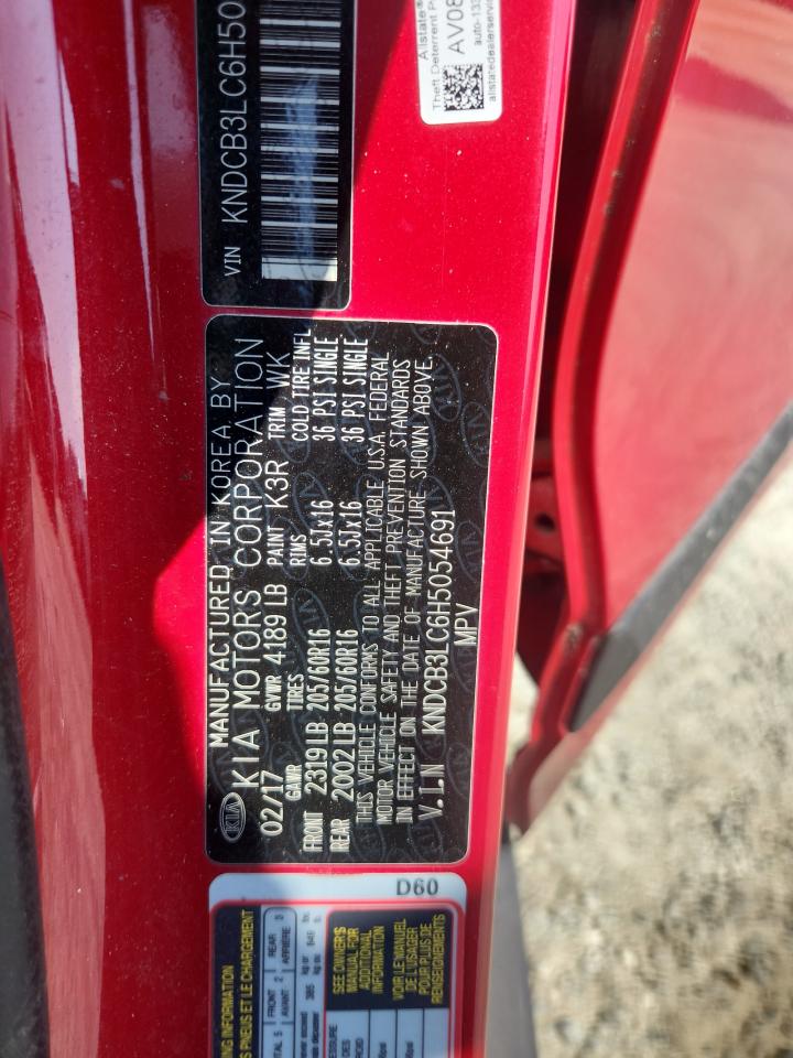 2017 Kia Niro Fe VIN: KNDCB3LC6H5054691 Lot: 80930035