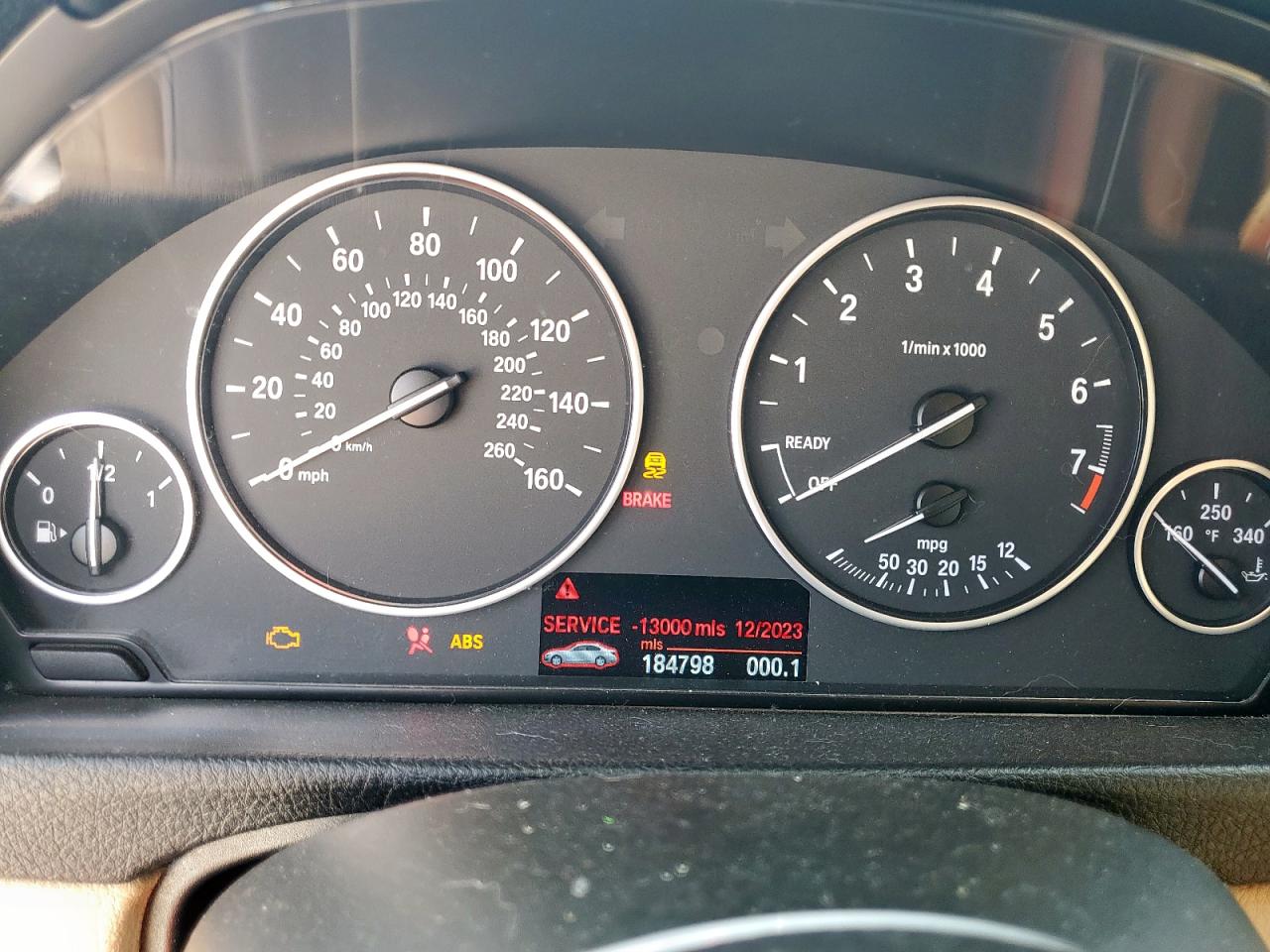 2013 BMW 328 I VIN: WBA3A5G51DNP26965 Lot: 81270935