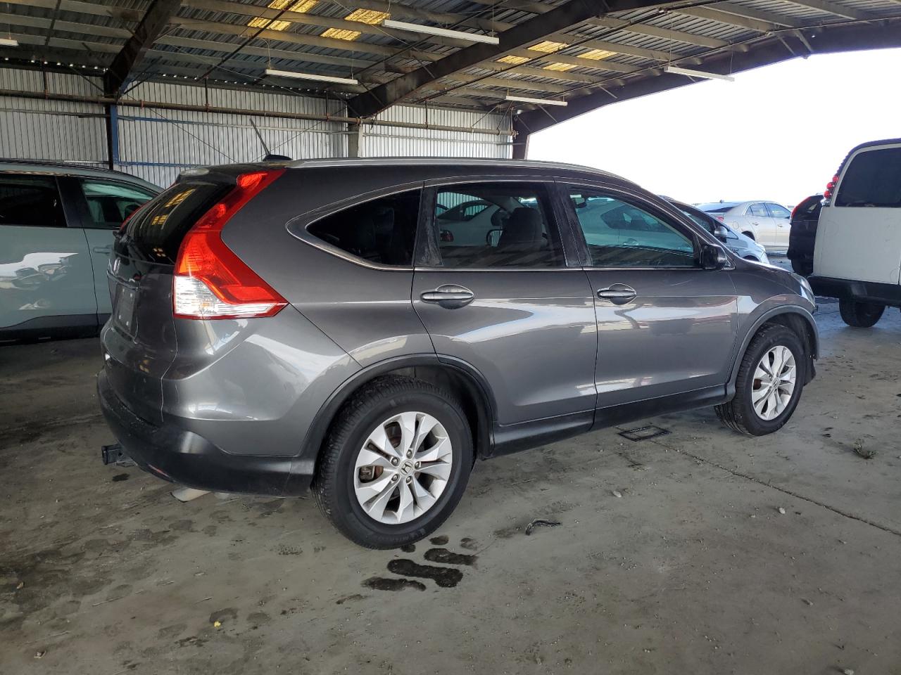 2014 Honda Cr-V Exl grey null gasoline 2HKRM3H75EH557799 photo #4
