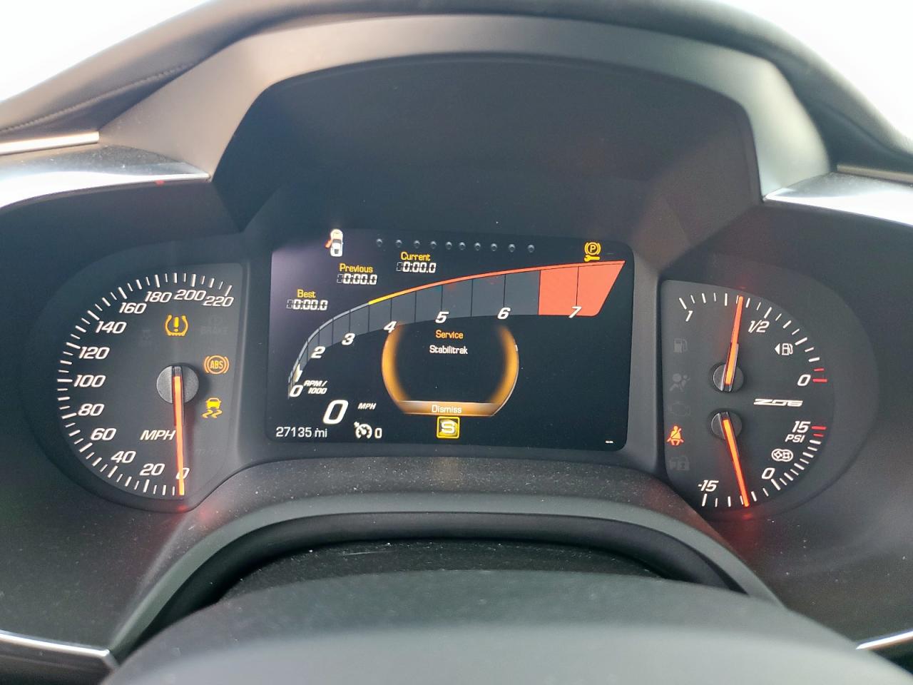 2015 Chevrolet Corvette Z06 3Lz VIN: 1G1YT2D64F5601162 Lot: 71739955