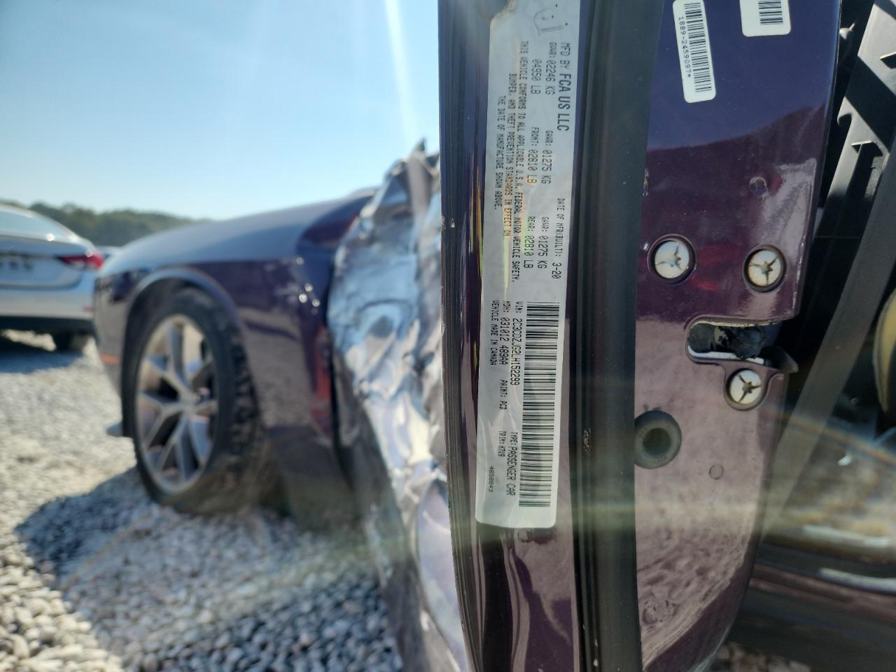 2020 Dodge Challenger Gt VIN: 2C3CDZJG2LH152299 Lot: 81669615