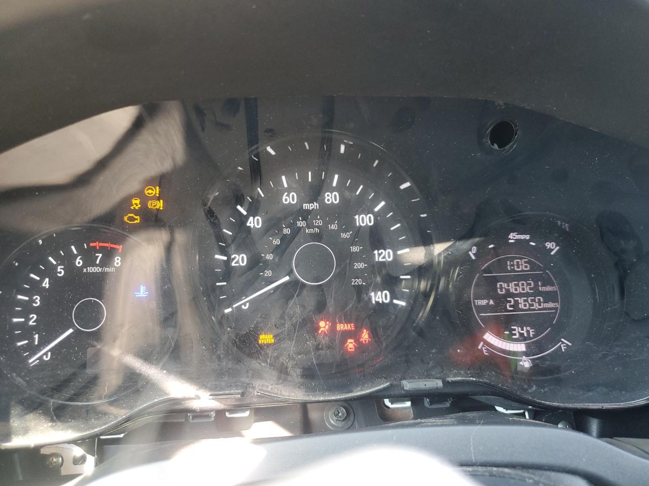 2022 Honda Hr-V Lx VIN: 3CZRU5H33NM707048 Lot: 80670295