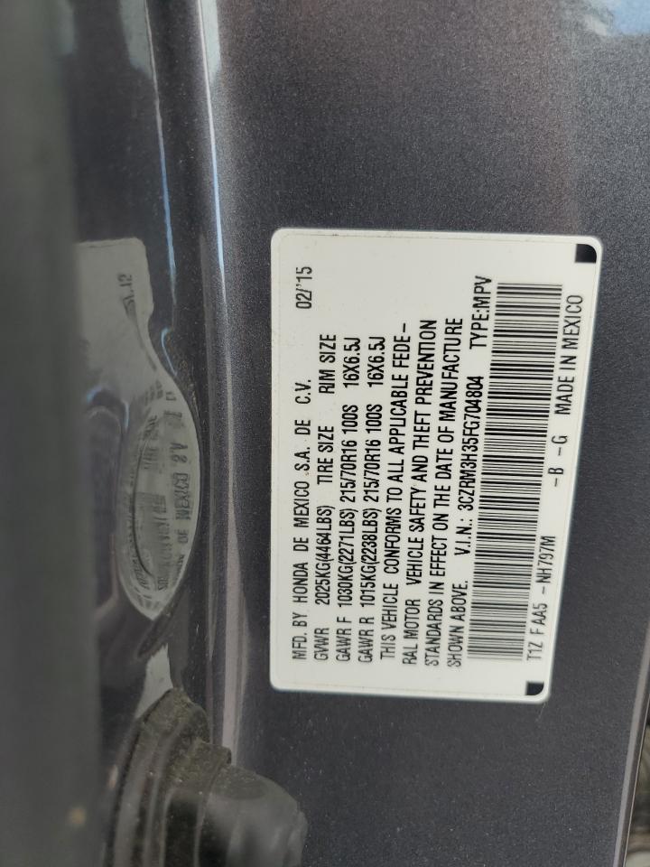 2015 Honda Cr-V Lx VIN: 3CZRM3H35FG704804 Lot: 81784625