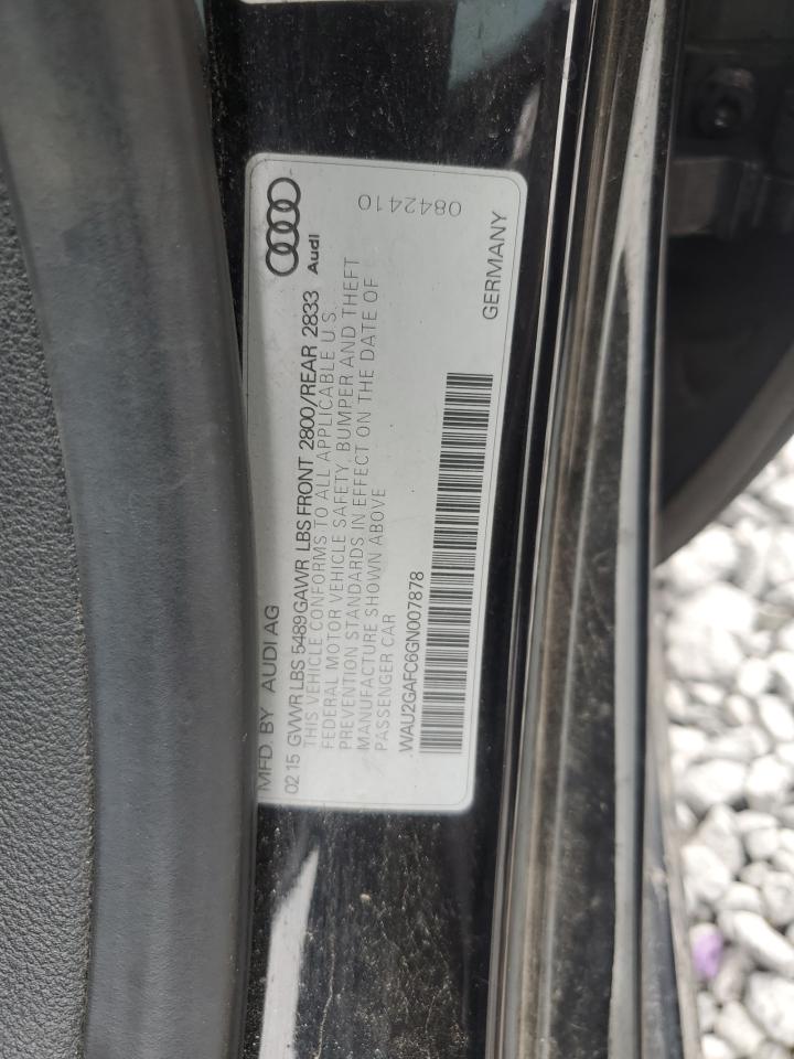 2016 Audi A7 Prestige VIN: WAU2GAFC6GN007878 Lot: 82065705