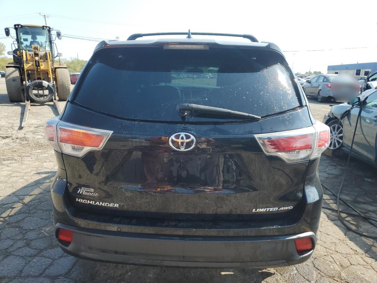 2015 Toyota Highlander Limited VIN: 5TDDKRFHXFS175553 Lot: 81015475