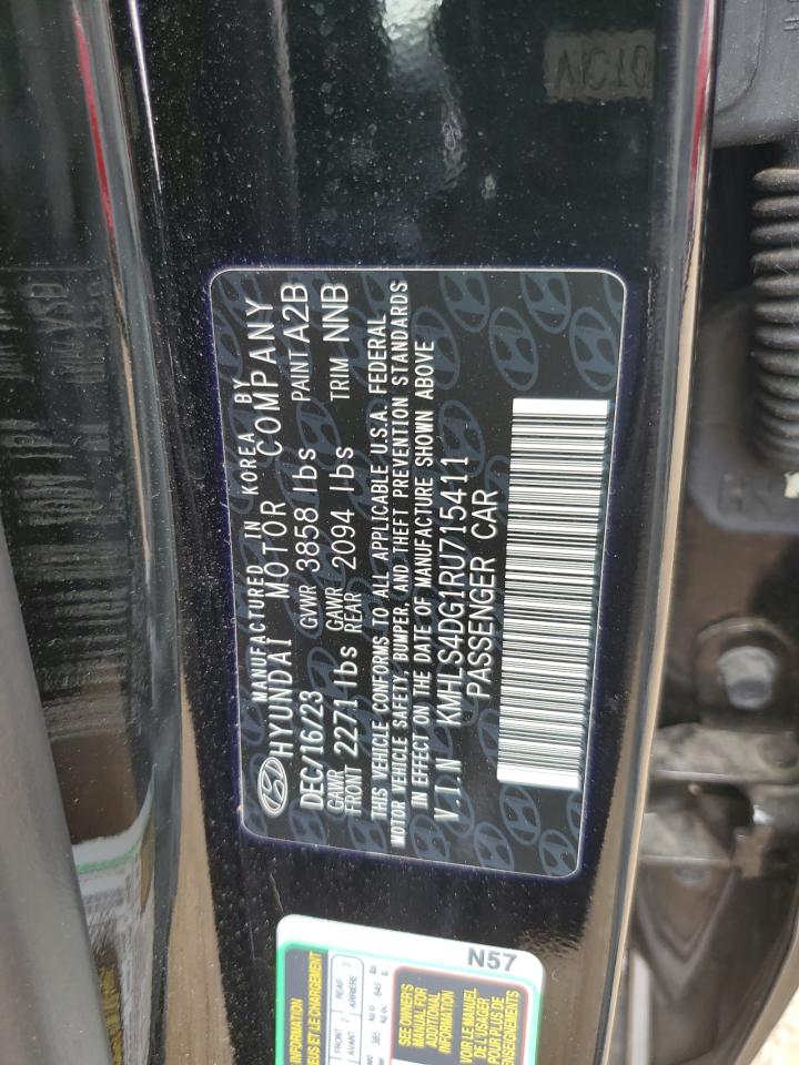 2024 Hyundai Elantra Sel VIN: KMHLS4DG1RU715411 Lot: 81704795