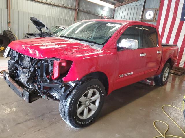Pickups NISSAN TITAN 2012 Czerwony