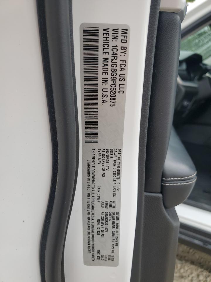 2023 Jeep Grand Cherokee Limited VIN: 1C4RJGBG9PC520875 Lot: 72056555