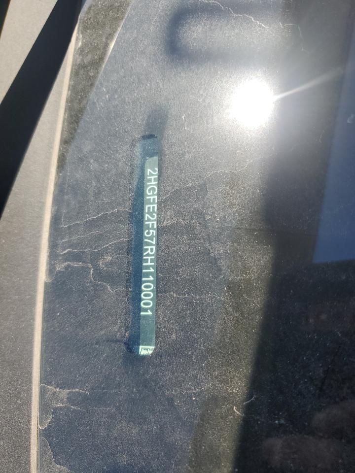 2024 Honda Civic Sport VIN: 2HGFE2F57RH110001 Lot: 82104975