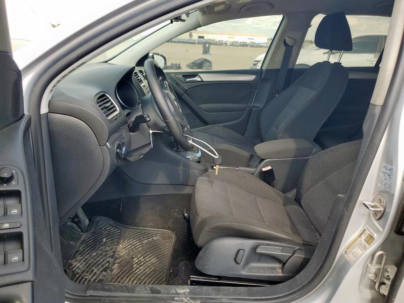 Hatchbacks VOLKSWAGEN GOLF 2014 Srebrny