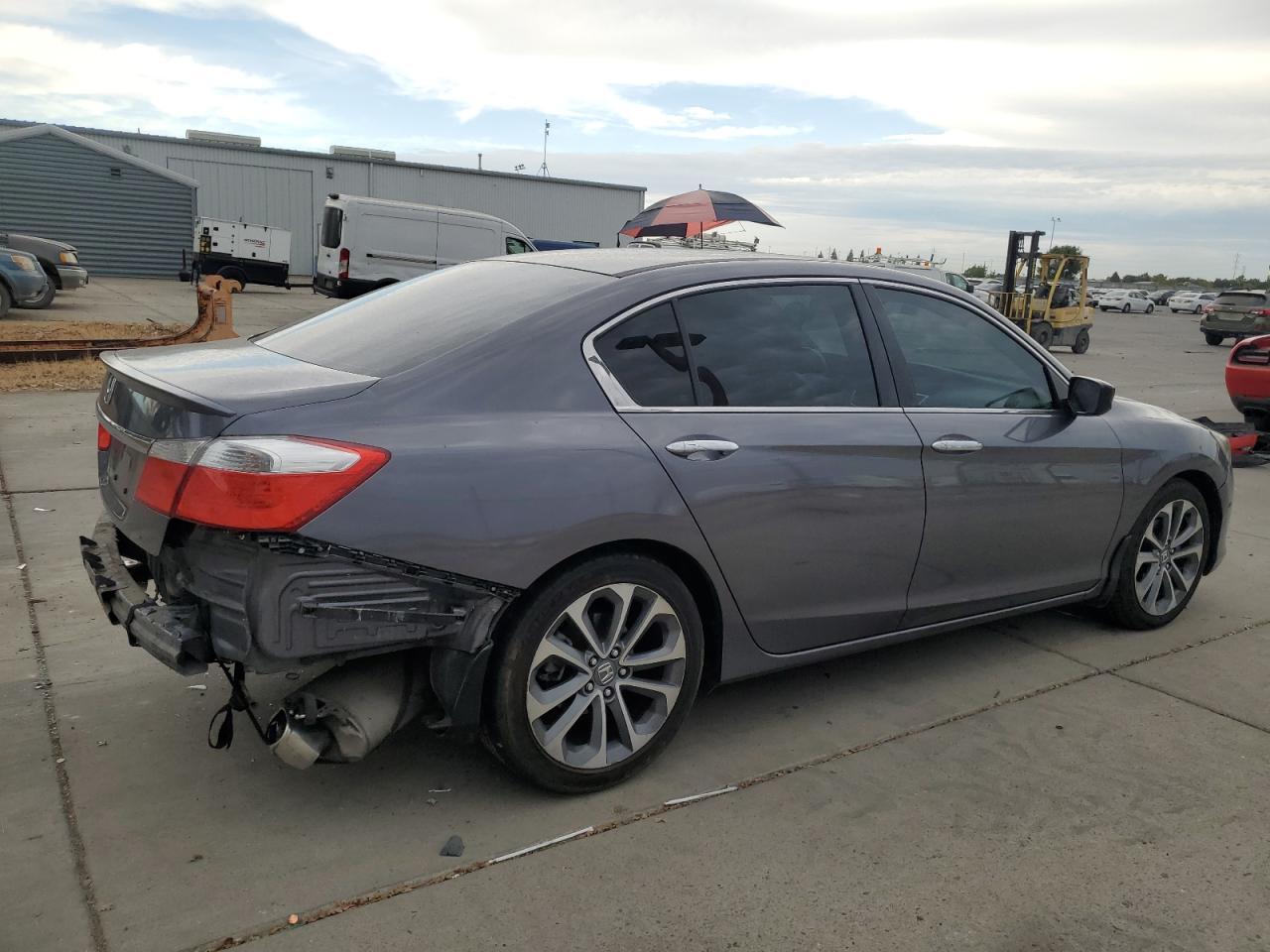 2015 Honda Accord grey  Gasoline 1HGCR2F50FA142743 photo #4