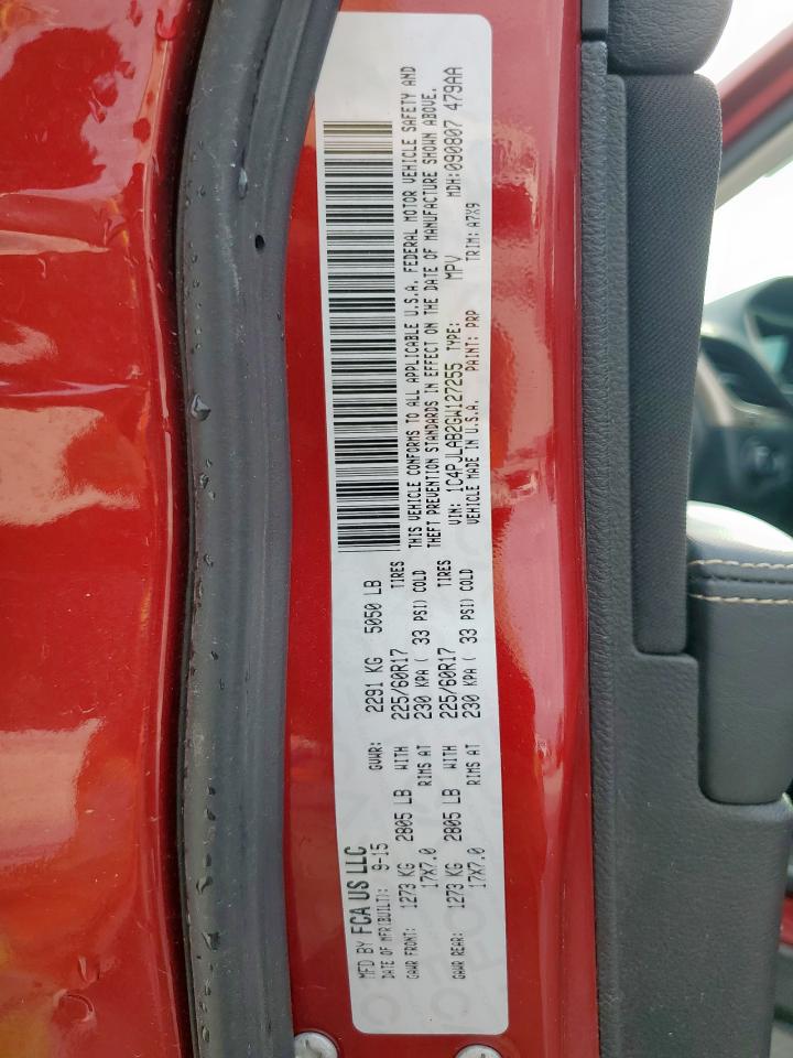 2016 Jeep Cherokee Sport VIN: 1C4PJLAB2GW127255 Lot: 81432965