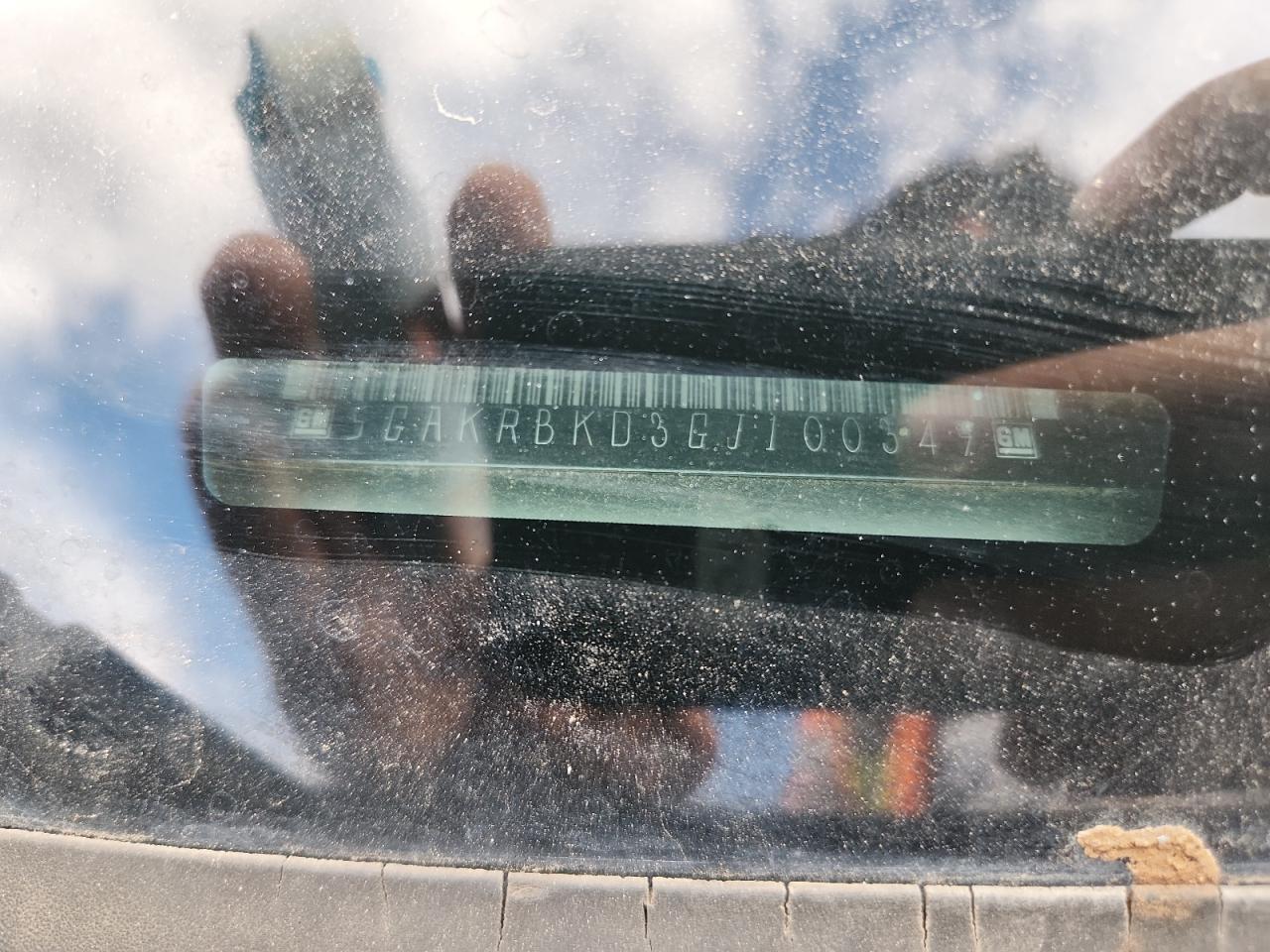 2016 Buick Enclave VIN: 5GAKRBKD3GJ100349 Lot: 81832975