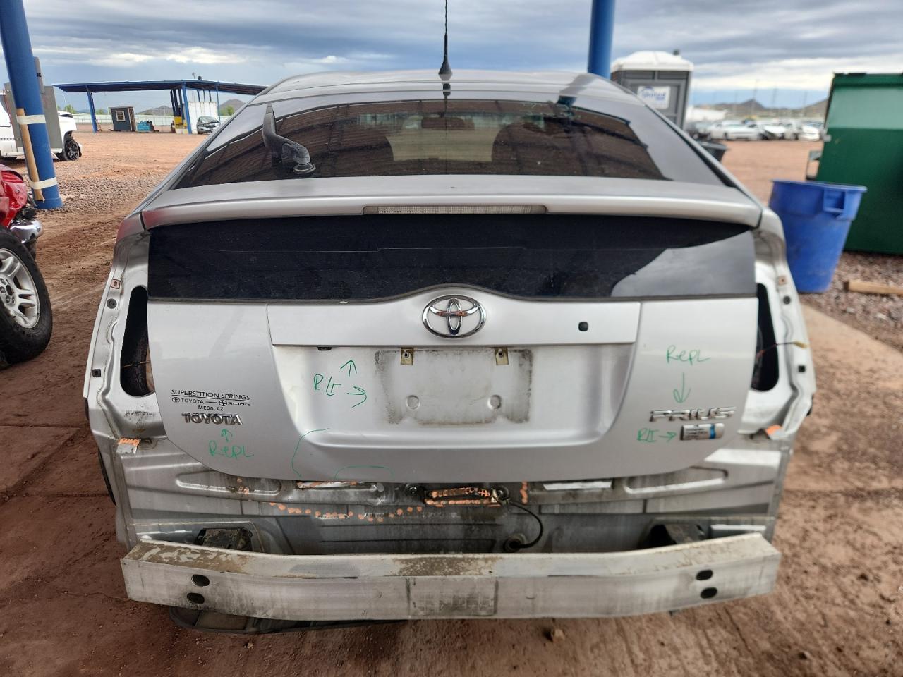 2007 Toyota Prius VIN: JTDKB20U177632928 Lot: 81735025