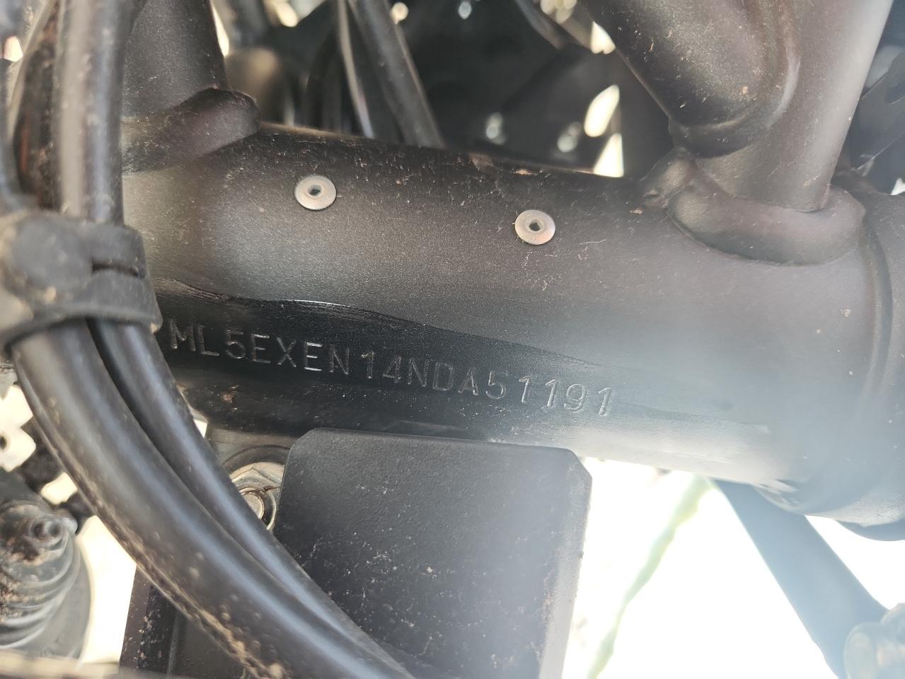 2022 Kawasaki Ex650 N VIN: ML5EXEN14NDA51191 Lot: 80076535