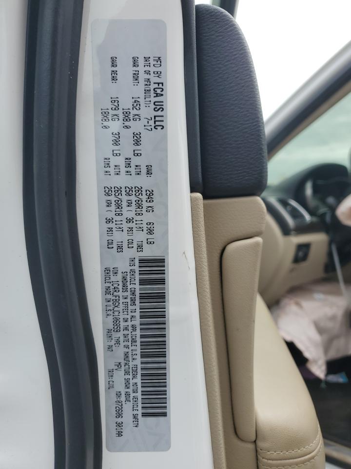 2018 Jeep Grand Cherokee Limited VIN: 1C4RJFBGXJC106859 Lot: 81468455