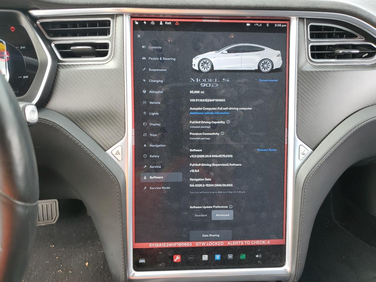 2017 Tesla Model S VIN: 5YJSA1E24HF190663 Lot: 82040635