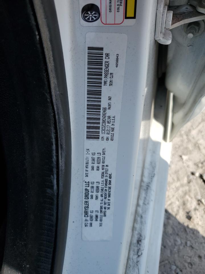 2014 Dodge Avenger Sxt VIN: 1C3CDZCB0EN202466 Lot: 80574795